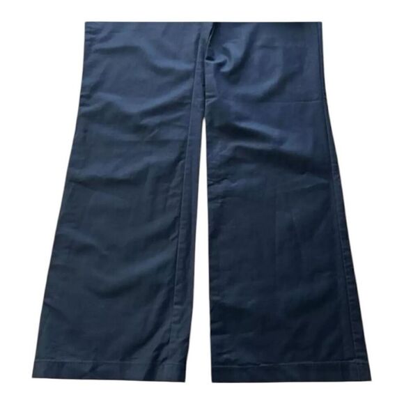 Ann Taylor Women Black Dress Pants Size 4 Mid Rise Wide Leg Zipper Closure - Picture 3 of 8